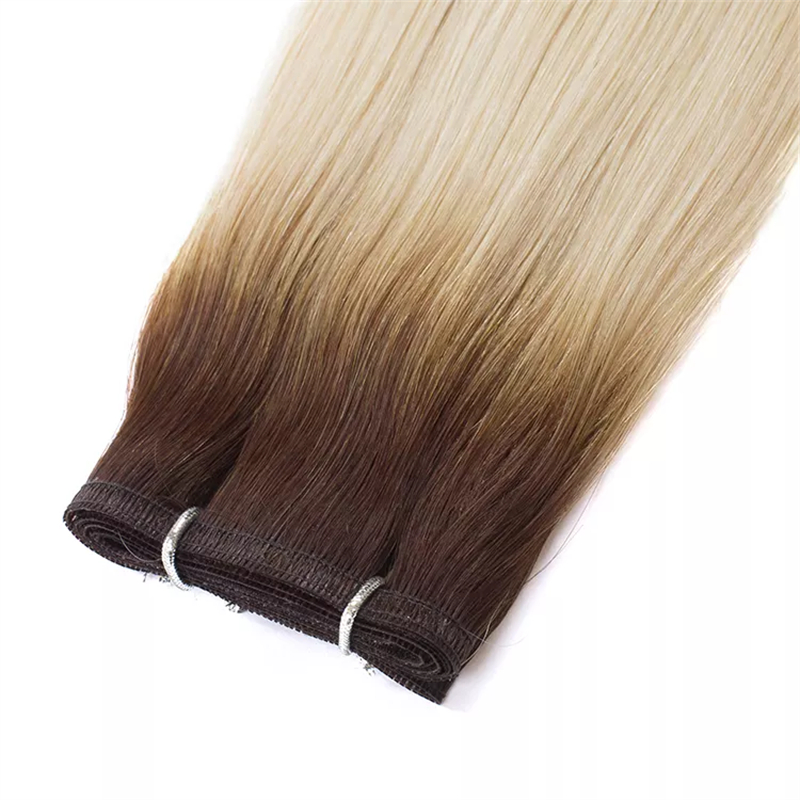 Grade 12A Cuticle Intact Flat Weft Popular Flat Weft Remy Hair Extensions